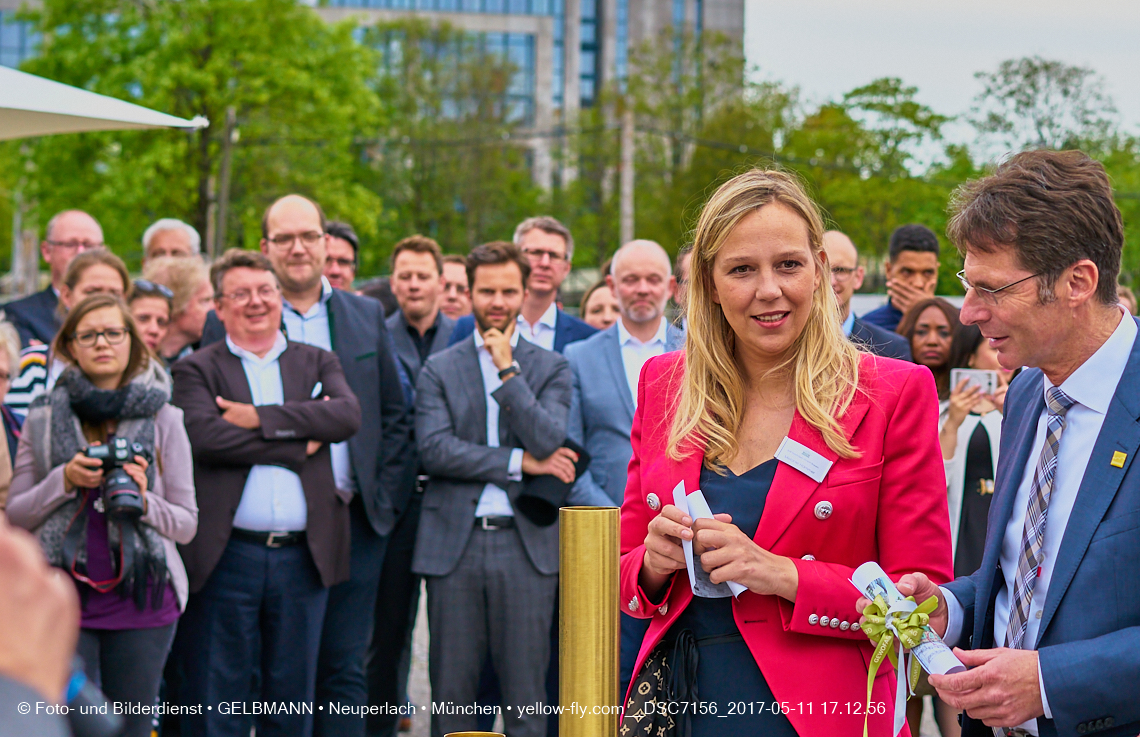 11. Mai 2017 - Grundsteinlegung für die LOGE und dem Kulturquadrat in Neuperlach